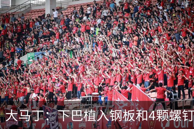 大马丁：下巴植入钢板和4颗螺钉，现在只能吃流食